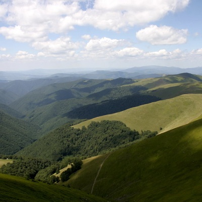 Прогулка по карпатским хребтам Боржава, Паленый Грунь, Пишконя