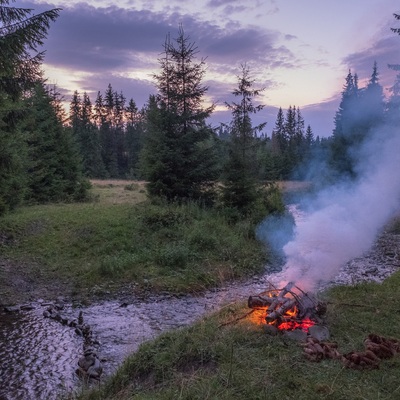 The Carpathians in August