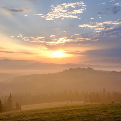 The Carpathians in August