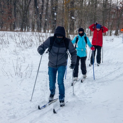 Прогулянка на лижах по ПДНу